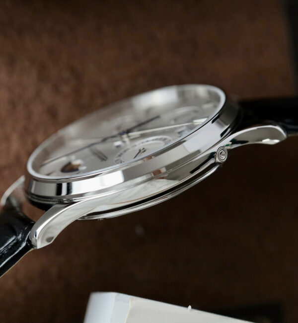 Đồng hồ Jaeger LeCoultre Master Ultrathin Perpetual Calendar Rep 11 mặt trắng dây da xưởng VR 39mm (2)