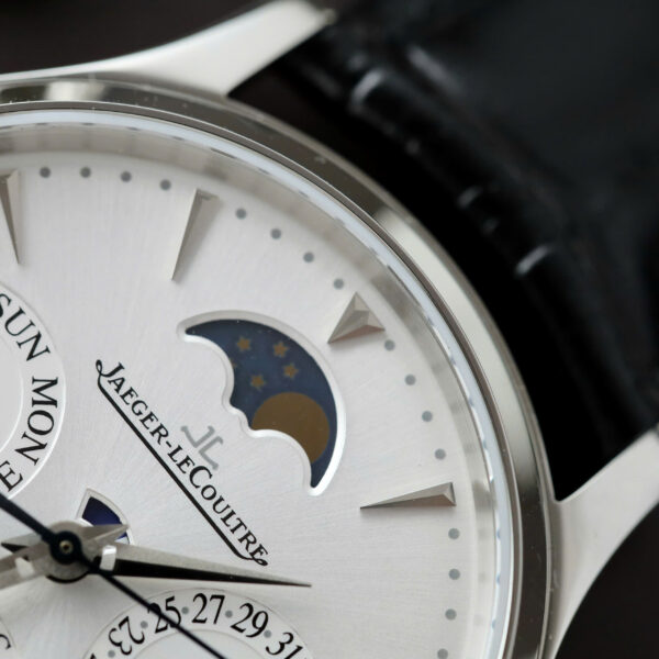 Đồng hồ Jaeger LeCoultre Master Ultrathin Perpetual Calendar Rep 11 mặt trắng dây da xưởng VR 39mm (2)