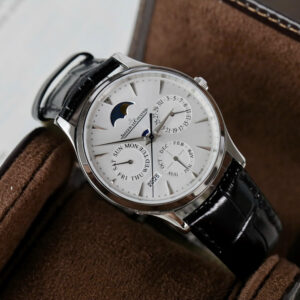 Đồng hồ Jaeger LeCoultre Master Ultrathin Perpetual Calendar Rep 11 mặt trắng dây da xưởng VR 39mm (2)