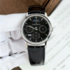Đồng hồ Jaeger LeCoultre Master Ultrathin Perpetual Calendar Replica 11 mặt đen dây da xưởng VR 39mm (2)