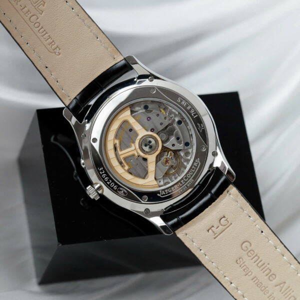 Đồng hồ Jaeger LeCoultre Rep 11 Master Ultra Thin Power Reserve mặt bạc dây da xưởng ZF 39mm (2)
