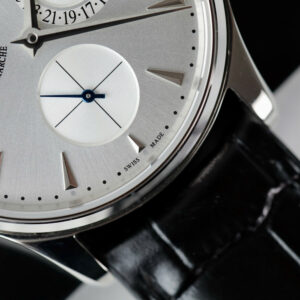 Đồng hồ Jaeger LeCoultre Rep 11 Master Ultra Thin Power Reserve mặt bạc dây da xưởng ZF 39mm (2)