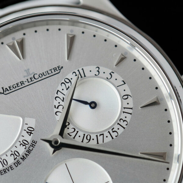 Đồng hồ Jaeger LeCoultre Rep 11 Master Ultra Thin Power Reserve mặt bạc dây da xưởng ZF 39mm (2)