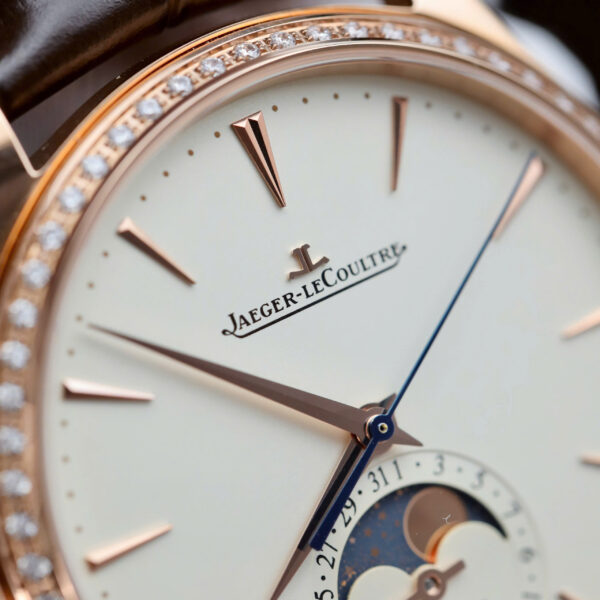 Đồng hồ Jaeger LeCoultre Replica 11 Master Ultra Thin Power Reserve mạ vàng hồng dây da xưởng ZF 39mm (2)