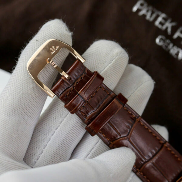 Đồng hồ Jaeger Lecoultre Master Ultra Thin Rep 11 dây da nâu máy cơ Thụy Sỹ xưởng ZF 39mm (2)