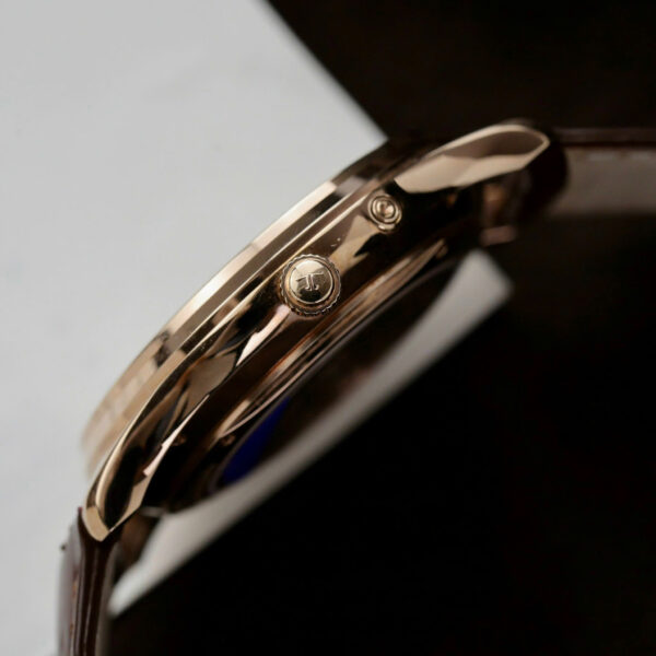Đồng hồ Jaeger Lecoultre Master Ultra Thin Rep 11 dây da nâu máy cơ Thụy Sỹ xưởng ZF 39mm (2)