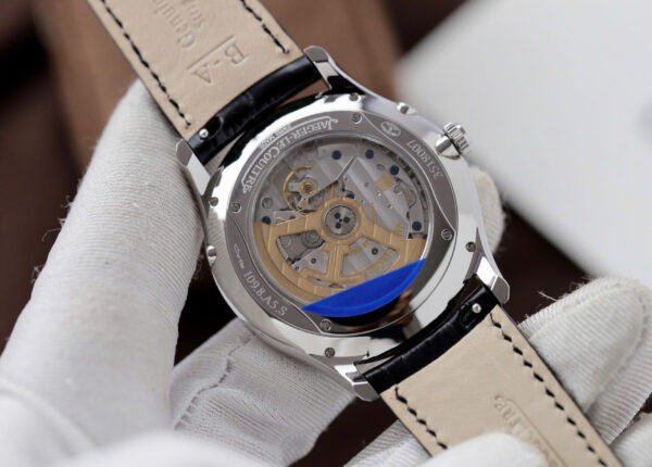 Đồng hồ Jaeger Lecoultre Rep 11 Master Ultrathin Moon mặt đen dây da 39mm (2)