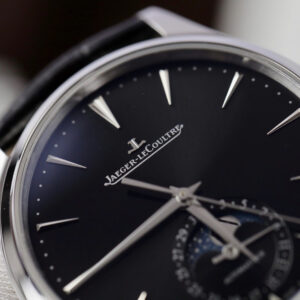 Đồng hồ Jaeger Lecoultre Rep 11 Master Ultrathin Moon mặt đen dây da 39mm (2)