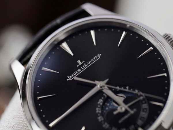Đồng hồ Jaeger Lecoultre Rep 11 Master Ultrathin Moon mặt đen dây da 39mm (2)