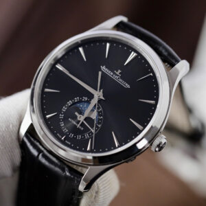 Đồng hồ Jaeger Lecoultre Rep 11 Master Ultrathin Moon mặt đen dây da 39mm (2)