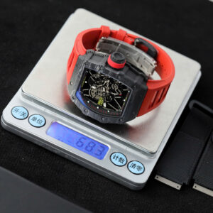 Đồng hồ Richard Mille RM35-01 Rep 11 màu đỏ vỏ carbon NTPT xưởng ZF 49,9x43mm (2)