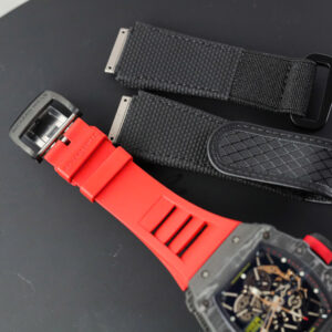 Đồng hồ Richard Mille RM35-01 Rep 11 màu đỏ vỏ carbon NTPT xưởng ZF 49,9x43mm (2)