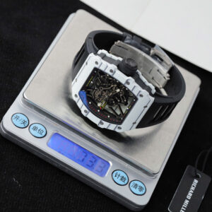 Đồng hồ Richard Mille RM35-01 Rep 11 vỏ carbon NTPT màu trắng nhà máy ZF 49,9x43mm (2)