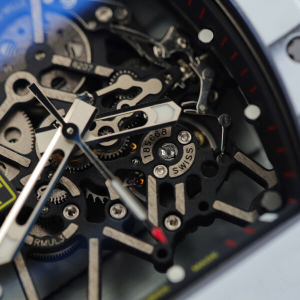 Đồng hồ Richard Mille RM35-01 Rep 11 vỏ carbon NTPT màu trắng nhà máy ZF 49,9x43mm (2)