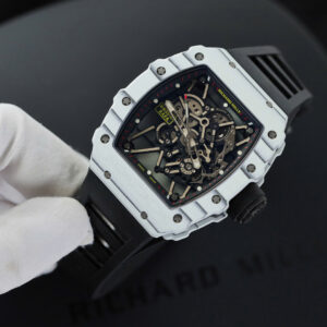 Đồng hồ Richard Mille RM35-01 Rep 11 vỏ carbon NTPT màu trắng nhà máy ZF 49,9x43mm (2)