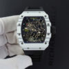 Đồng hồ Richard Mille RM35-01 Rep 11 vỏ carbon NTPT màu trắng nhà máy ZF 49,9x43mm (2)