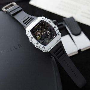 Đồng hồ Richard Mille RM35-01 Rep 11 vỏ carbon NTPT màu trắng nhà máy ZF 49,9x43mm (2)