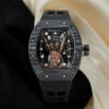 Đồng hồ Richard Mille Rep 11 RM66 Flying Tourbillon vỏ carbon dây cao su đen 42.7×49 (2)