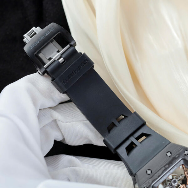 Đồng hồ Richard Mille Rep 11 RM66 Flying Tourbillon vỏ carbon dây cao su đen 42.7×49 (2)