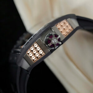 Đồng hồ Richard Mille Rep 11 RM66 Flying Tourbillon vỏ carbon dây cao su đen 42.7×49 (2)