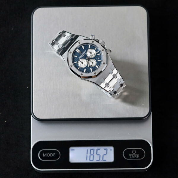Đồng hồ Audemars Piguet Rep 1 1 Royal Oak Chronograph 26331ST mặt xanh dương nhà máy APS 41mm (8)
