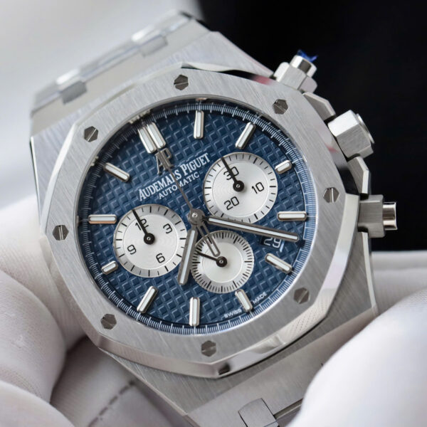 Đồng hồ Audemars Piguet Rep 1 1 Royal Oak Chronograph 26331ST mặt xanh dương nhà máy APS 41mm (2)