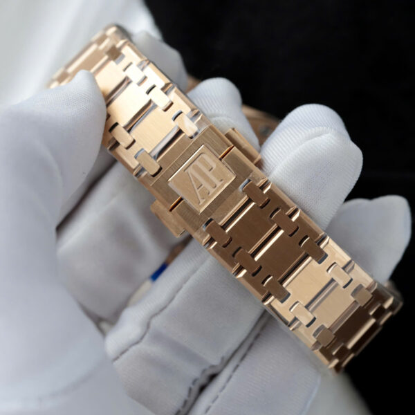 Đồng hồ Audemars Piguet Rep 11 Royal Oak Jumbo Extra-thin Openworked 16204 máy cơ tự động xưởng ZF 39mm (2)