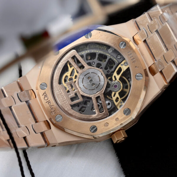 Đồng hồ Audemars Piguet Rep 11 Royal Oak Jumbo Extra-thin Openworked 16204 máy cơ tự động xưởng ZF 39mm (2)