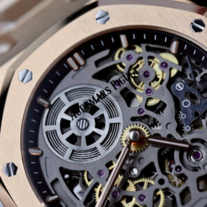 Đồng hồ Audemars Piguet Rep 11 Royal Oak Jumbo Extra-thin Openworked 16204 máy cơ tự động xưởng ZF 39mm (2)