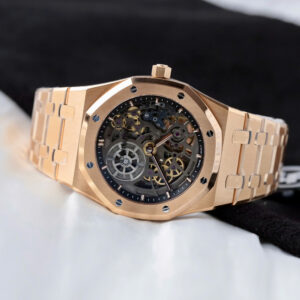 Đồng hồ Audemars Piguet Rep 11 Royal Oak Jumbo Extra-thin Openworked 16204 máy cơ tự động xưởng ZF 39mm (2)