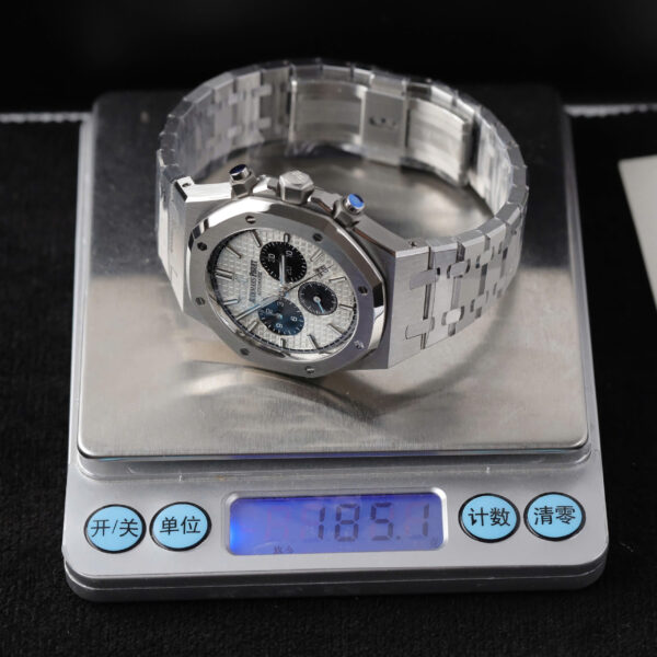 Đồng hồ Audemars Piguet Royal Oak Chronograph 26331ST Rep 11 nam mặt trắng nhà máy APS 41mm (2)