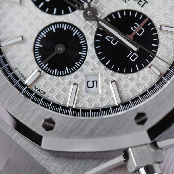 Đồng hồ Audemars Piguet Royal Oak Chronograph 26331ST Rep 11 nam mặt trắng nhà máy APS 41mm (2)