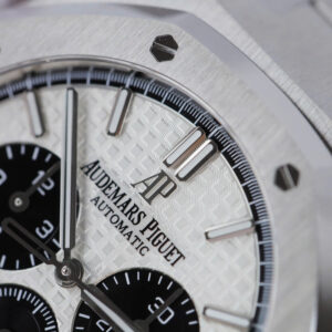 Đồng hồ Audemars Piguet Royal Oak Chronograph 26331ST Rep 11 nam mặt trắng nhà máy APS 41mm (2)