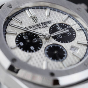 Đồng hồ Audemars Piguet Royal Oak Chronograph 26331ST Rep 11 nam mặt trắng nhà máy APS 41mm (2)