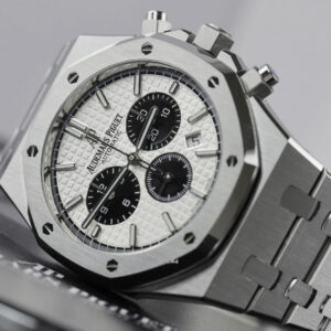Đồng hồ Audemars Piguet Royal Oak Chronograph 26331ST Rep 11 nam mặt trắng nhà máy APS 41mm (2)