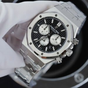 Đồng hồ Audemars Piguet Royal Oak Chronograph 26331ST Replica 11 nam mặt đen nhà máy APS 41mm (2)