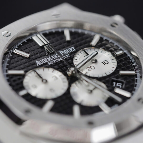 Đồng hồ Audemars Piguet Royal Oak Chronograph 26331ST Replica 11 nam mặt đen nhà máy APS 41mm (2)