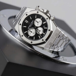 Đồng hồ Audemars Piguet Royal Oak Chronograph 26331ST Replica 11 nam mặt đen nhà máy APS 41mm (2)