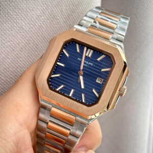 Đồng hồ Patek philippe 5821nam demi mặt xanh máy cơ nhật giá rẻ 45mm