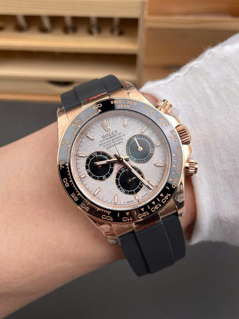 Đồng hồ Rolex Daytona 126515 Rep 11 mặt thiên thạch máy cơ Thụy Sỹ xưởng QF 40mm (2)