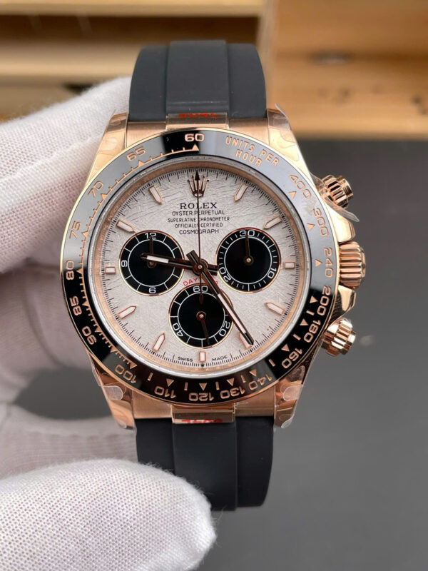 Đồng hồ Rolex Daytona 126515 Rep 11 mặt thiên thạch máy cơ Thụy Sỹ xưởng QF 40mm (2)