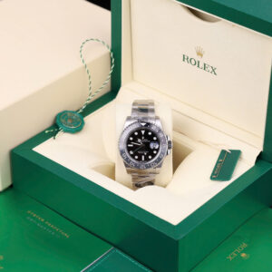 Đồng hồ Rolex GMT-Master II Batman Rep 11 mặt đen dây đeo Oyster nhà máy Clean 40mm (2)
