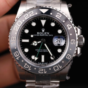 Đồng hồ Rolex GMT-Master II Batman Rep 11 mặt đen dây đeo Oyster nhà máy Clean 40mm (2)