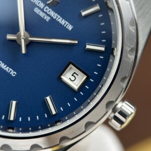 Đồng hồ Vacheron Constantin Historiques 222 Rep 11 mặt xanh dương dây kim loại xưởng 8F 37mm (2)