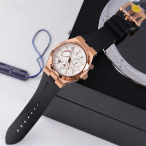 Đồng hồ Vacheron Constantin Overseas Dual Time 47450 Replica 11 nam mặt trắng dây cao su 42mm (2)