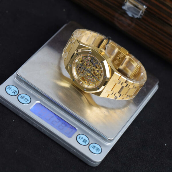 Đồng hồ nam Audemars Piguet Rep 11 Royal Oak Jumbo Extra-thin Openworked 16204 máy cơ Thụy Sỹ xưởng ZF 39mm (2)