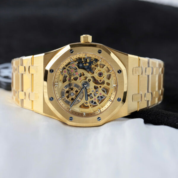 Đồng hồ nam Audemars Piguet Rep 11 Royal Oak Jumbo Extra-thin Openworked 16204 máy cơ Thụy Sỹ xưởng ZF 39mm (2)