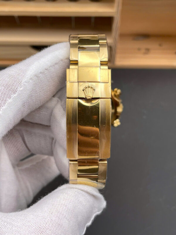Đồng hồ nam Rolex Replica 11 Daytona 126528LN Le Mans 100th Year mạ vàng dây oyster xưởng QF 40mm (2)