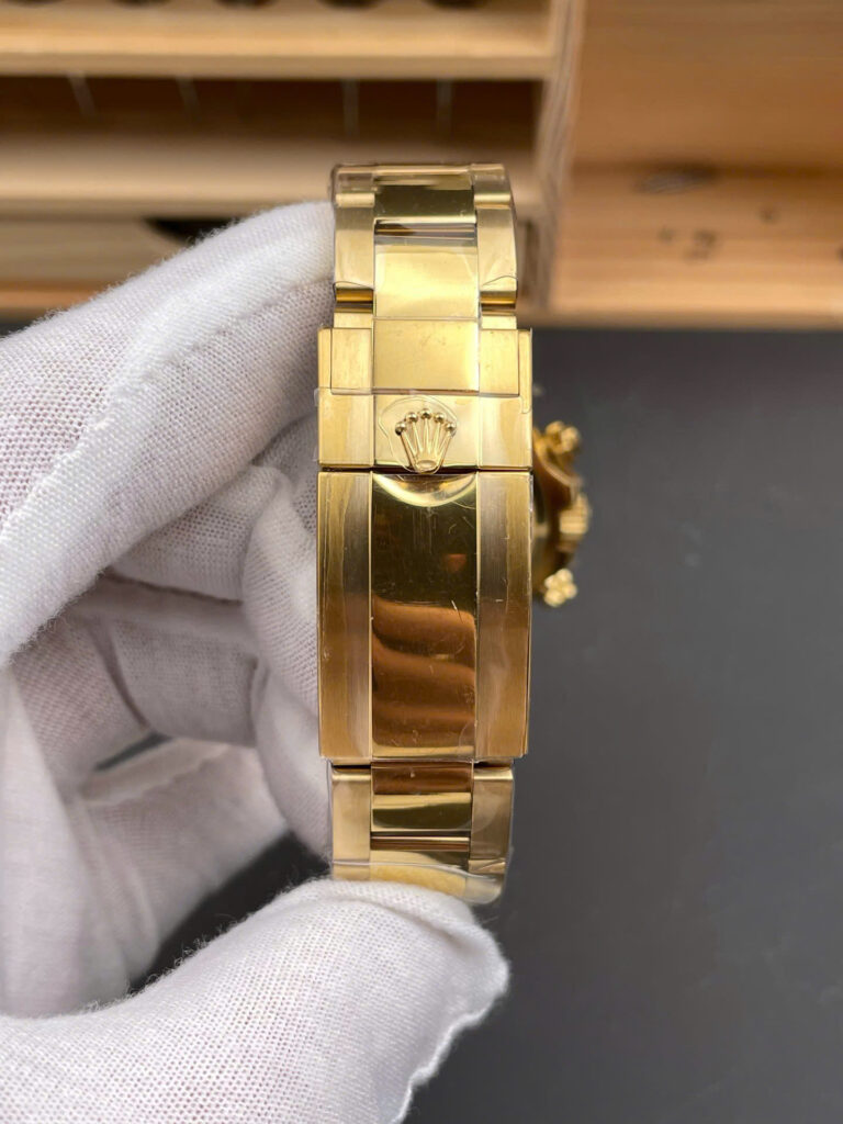 Đồng hồ nam Rolex Replica 11 Daytona 126528LN Le Mans 100th Year mạ vàng dây oyster xưởng QF 40mm (2)