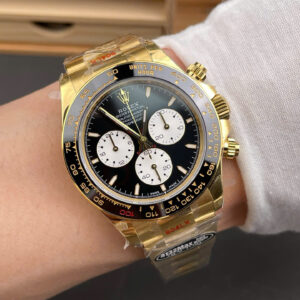 Đồng hồ nam Rolex Replica 11 Daytona 126528LN Le Mans 100th Year mạ vàng dây oyster xưởng QF 40mm (2)